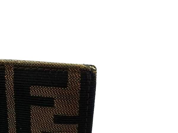 FENDI フェンディ ズッカ柄 ナイロンキャンバス 二つ折り 長財布
