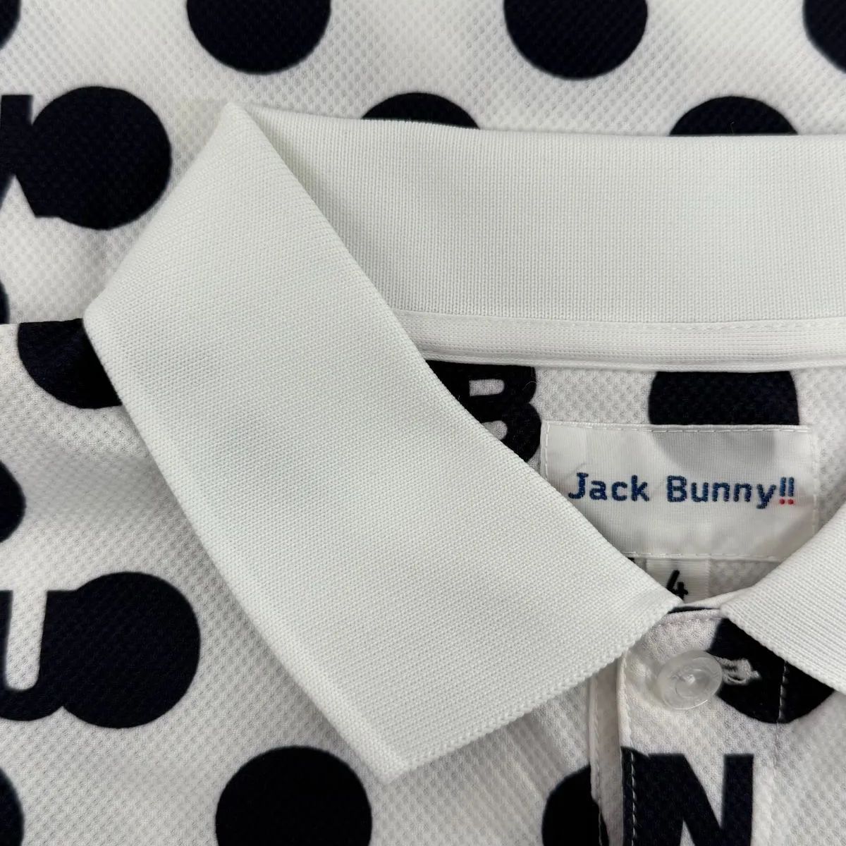 【新品】ジャックバニー 長袖ポロシャツ サイズ4 ☆値下げ中☆【新品未使用】JackBunny!!長袖ポロシャツサイズ4(M