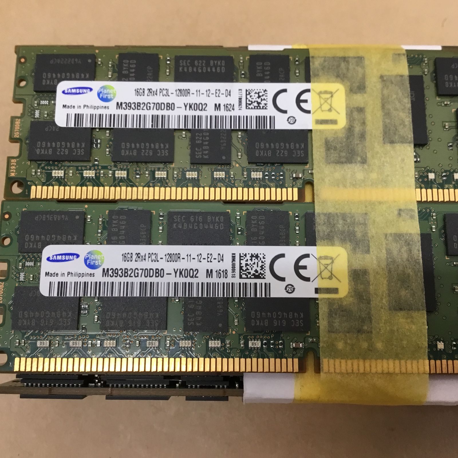 384GB(16GBx24枚) PC3L-12800R サーバ用メモリ サーバ用メモリPC3L-12800R 16GB 4枚セット(64GB)#X
