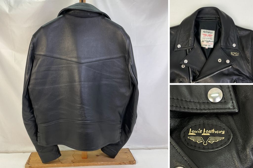 Lewis leather ルイスレザー ライトニング サイズ 34 ルイスレザー ライトニング 34と36 サイズ比較 / レギュラーと