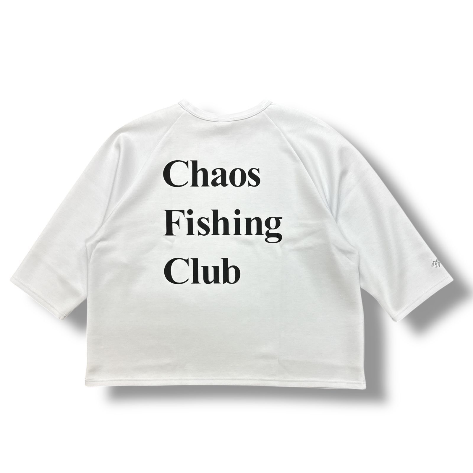 参考上代9900円 未使用品 Chaos Fishing Club LOGO RAGLAN ロゴラグランスリーブTシャツ 半袖 カオスフィッシングクラブ CFC-24SS-CUT01