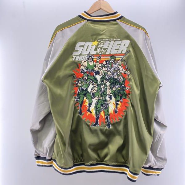 キン肉マン ソルジャーチー厶 リバーシブルスカジャン キン肉マン