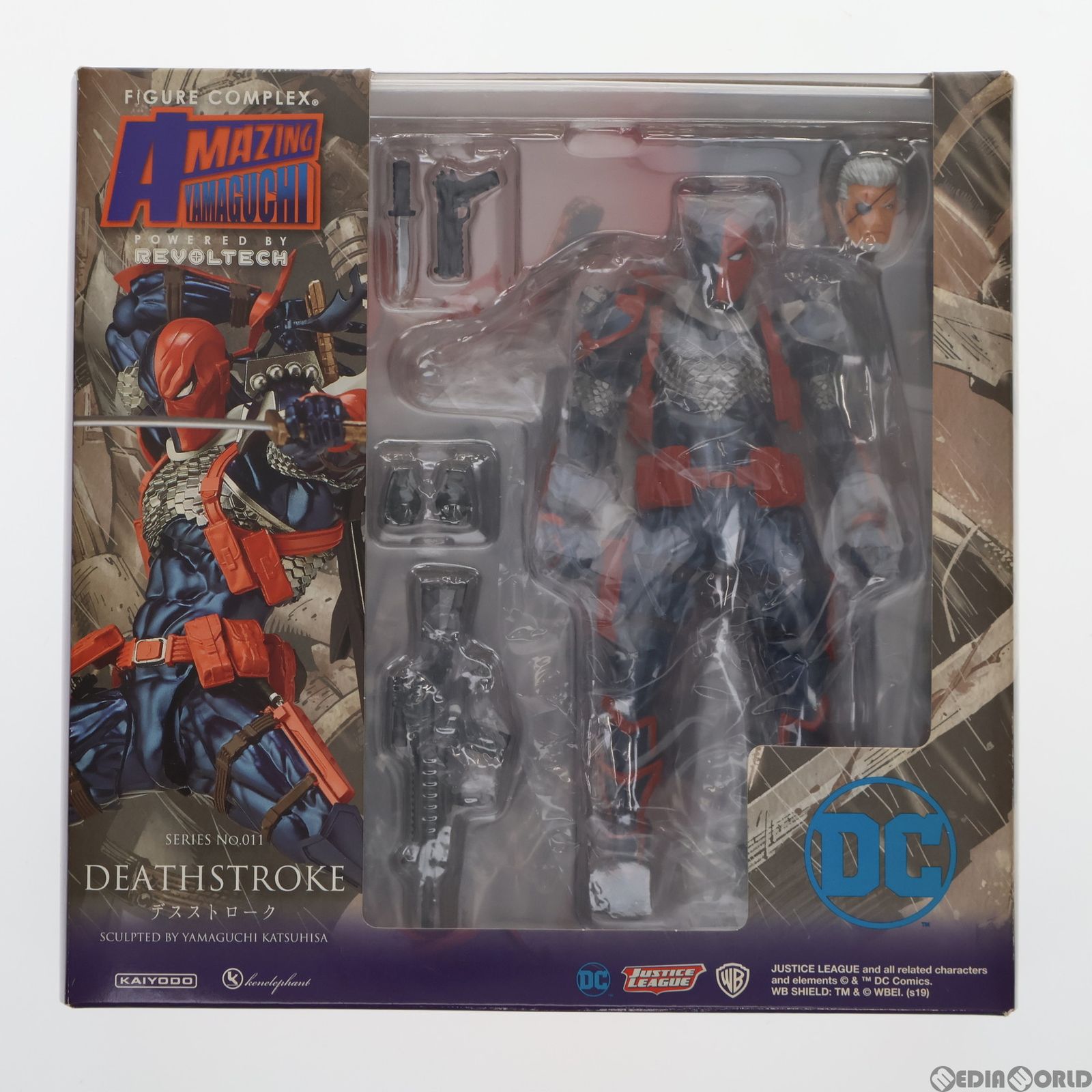 フィギュアコンプレックス アメイジングヤマグチ No.011 DEATHSTROKE(デスストローク) DCコミックス 完成品 可動フィギュア 海洋堂/ケンエレファント フィギュアコンプレックス アメイジングヤマグチ No.011