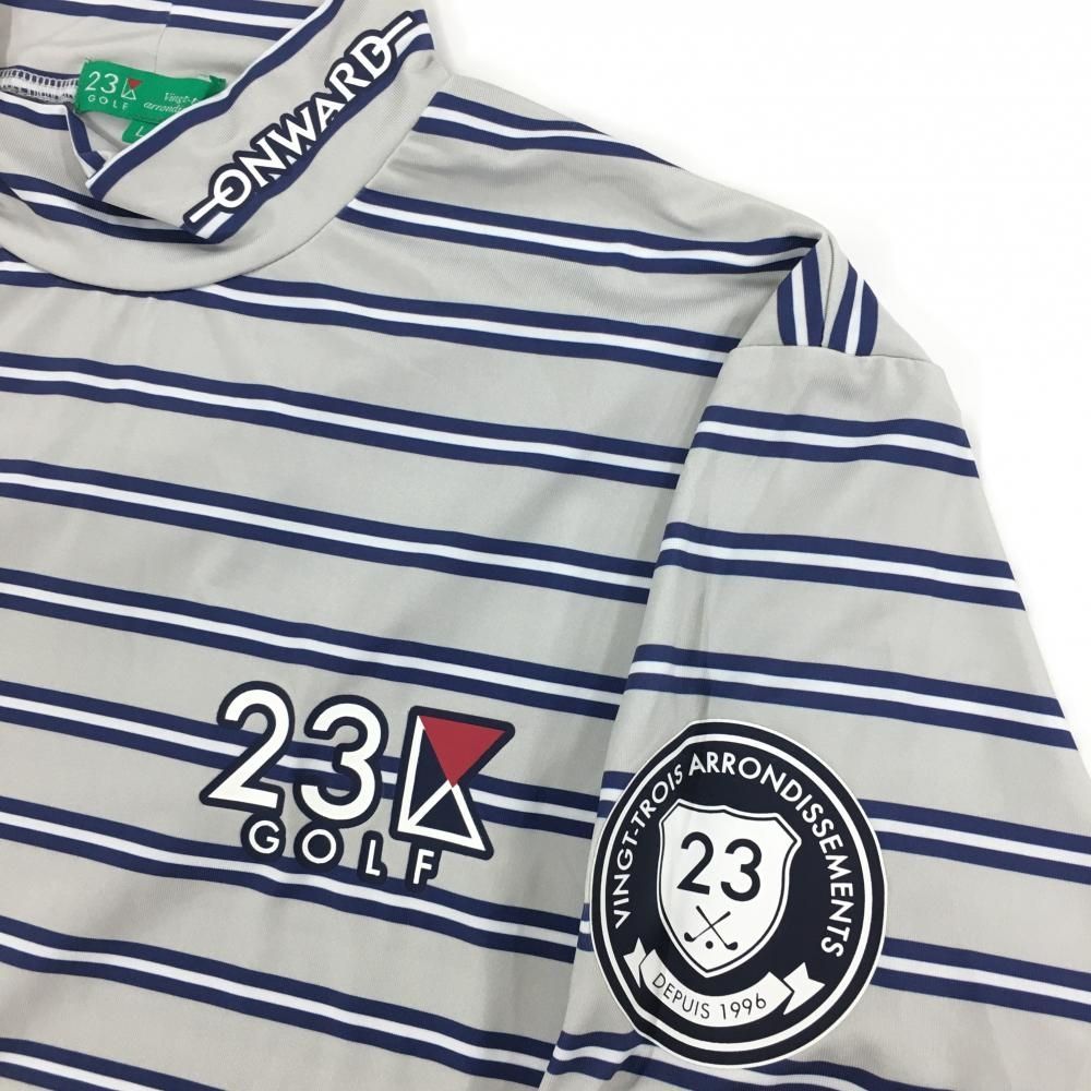 新品 23ゴルフ ストレッチ ポロシャツ メンズ 青 半袖 セール】 【MEN