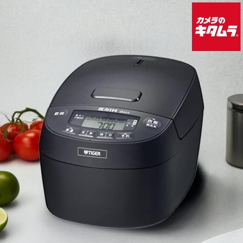 タイガー 圧力IH炊飯器 炊きたて JPV-C180-KG グロスブラック 1升炊き