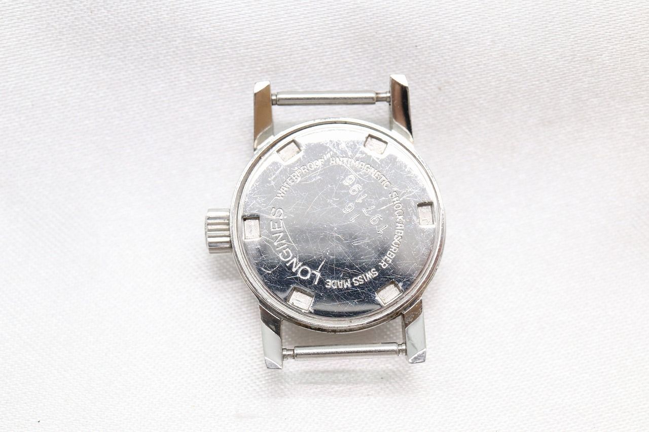LONGINES ロンジン ヴィンテージ シルバー 手巻き 腕時計 W261-59 動作品 LONGINES ロンジン 手巻き 腕時計 フェイスのみ