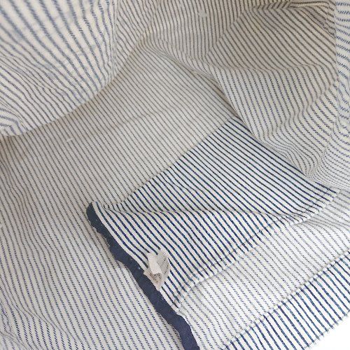 MAISON DE REEFUR ストライプ バック ◇ MAISON DE REEFUR ストライプ柄 トートバッグ ネイビー