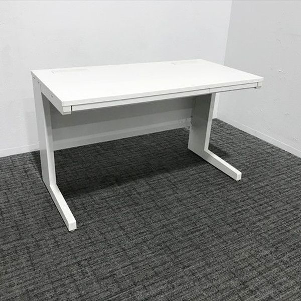 イナバ デュエナ Sタイプ 平机(L型脚)引出し付きタイプ DUS-116C SW/OW ■▼244-8040 155401 1台 イナバ デュエナ Sタイプ 平机（L型脚）引出し付きタイプ DUS-107C SW⁄OW