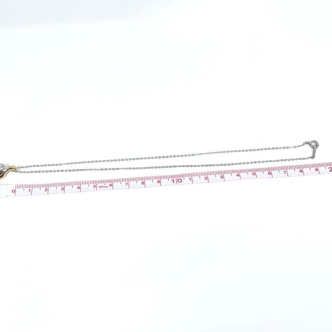 MIKIMOTO ミキモト パール ネックレス シルバー ゴールド コンビ 