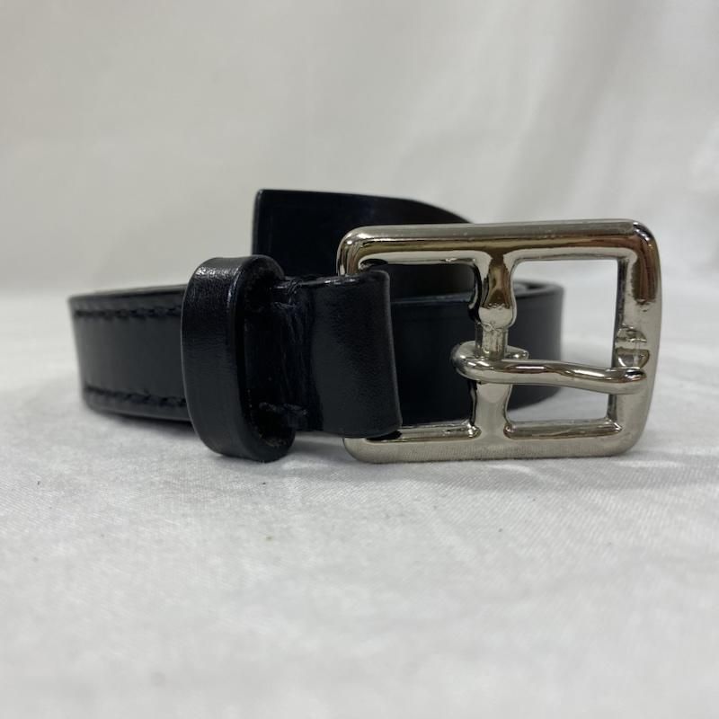 SOMES ソメス ベルト バックル united arrows別注 SOMES レザーベルト ブラック SIZE|100 加工有