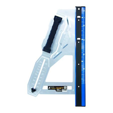 7営業日以内発送 シンワ 79052 丸ノコガイド定規 エルアングル Ｐｌｕｓ シフト ４５ｃｍ 寸勾配切断機能付 沖縄離島販売不可
