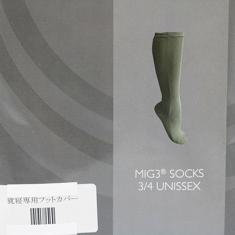 未使用 インヴェル Invel 就寝用フットカバーM MIG3 SOCKS 3/4