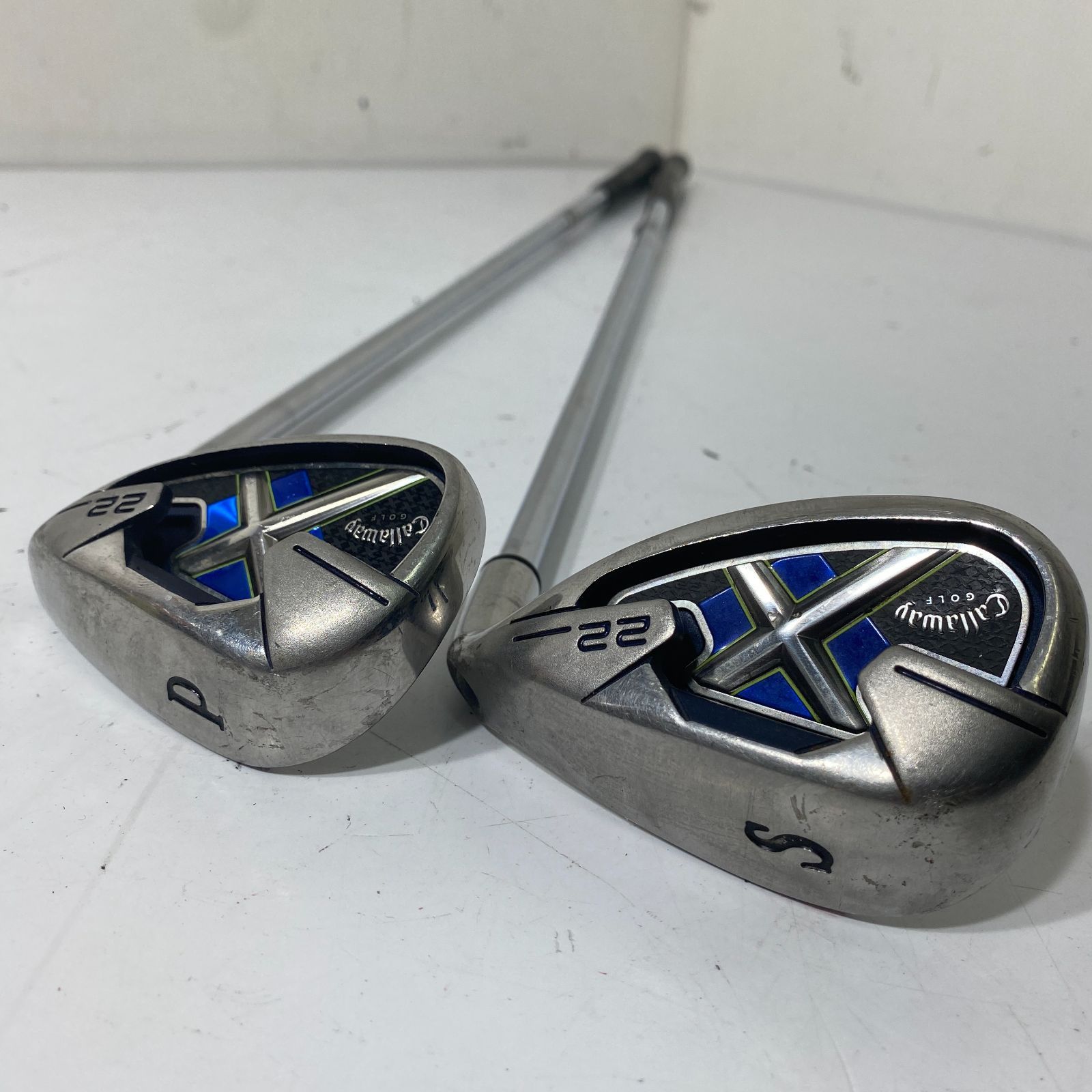 callaway X-22 アイアン ♯PW ♯SW 男性右利き 純正スチール NSPRO 950GH flex S BBR0919 大0574