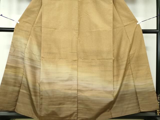 平和屋着物○本場染大島紬 訪問着 段霞文 ますいわ屋扱い 正絹 逸品