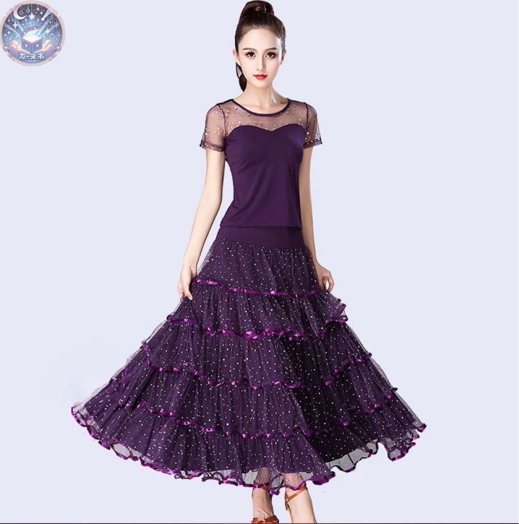 楽しい 人気 トップス-スカートの2点セット練習着 セットでも別々でも使えて