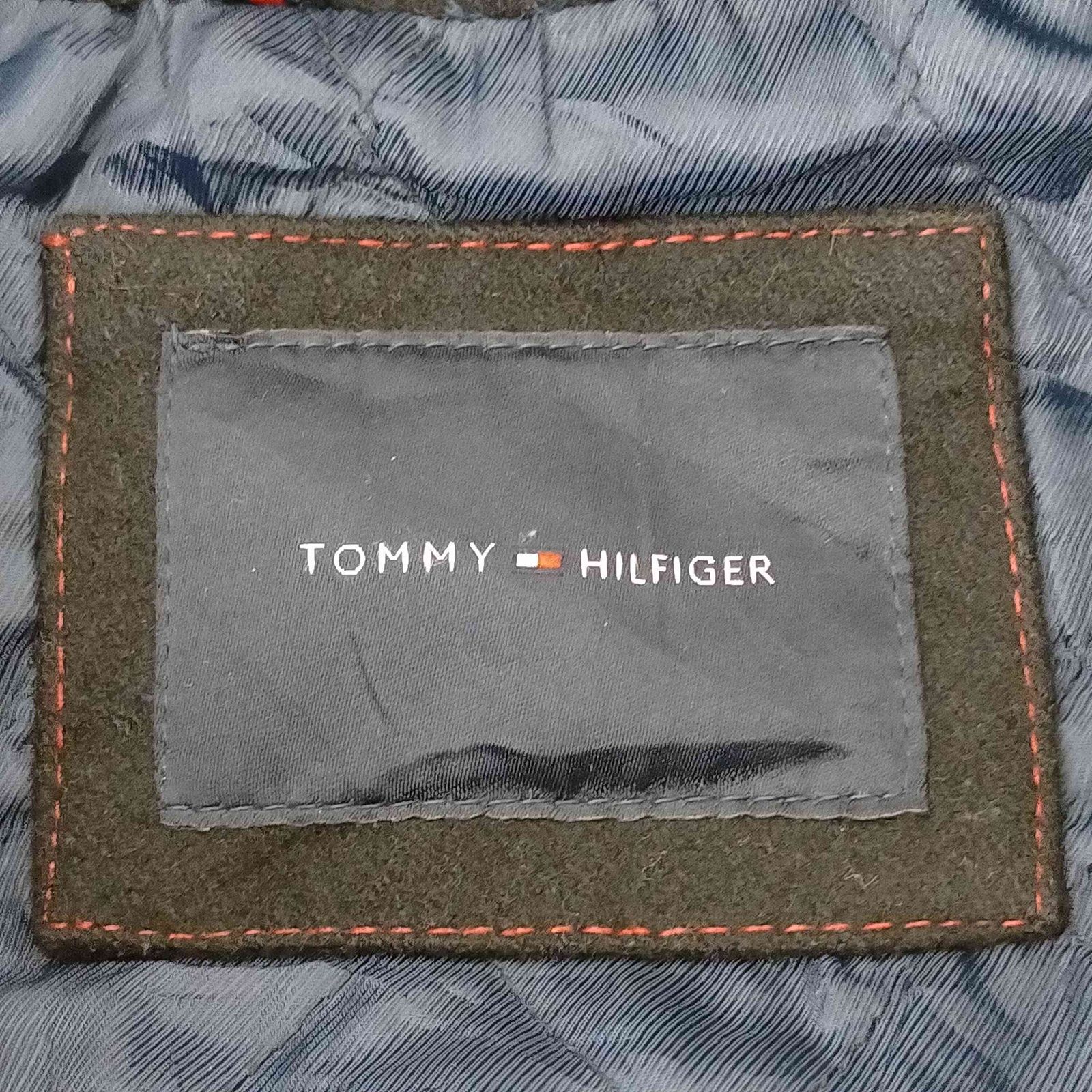 トミーヒルフィガー TOMMY HILFIGER ウール混ピーコート メンズ