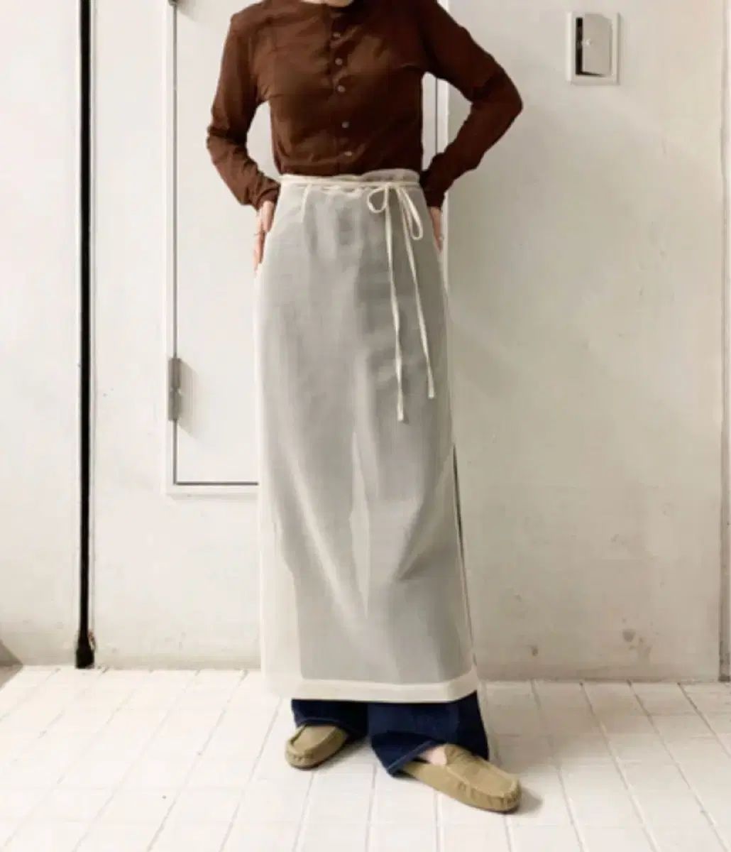  aurlaee Auralee オーラリー sheer skirt その他 ロングスカート