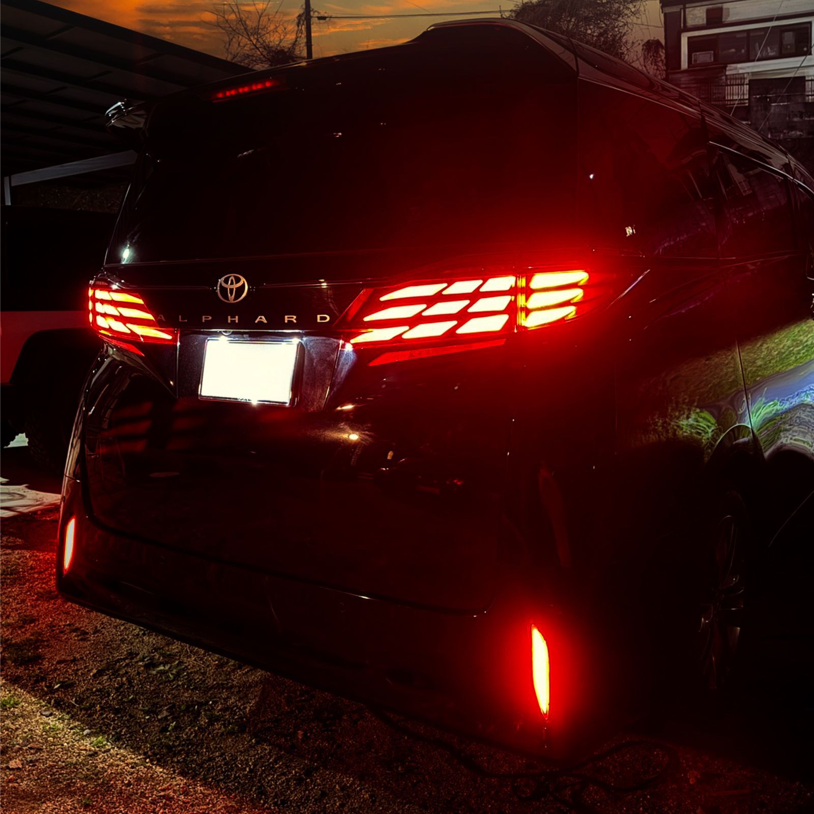 アルファード 40系 LEDリフレクター ランプ 外装 パーツ ブレーキ 