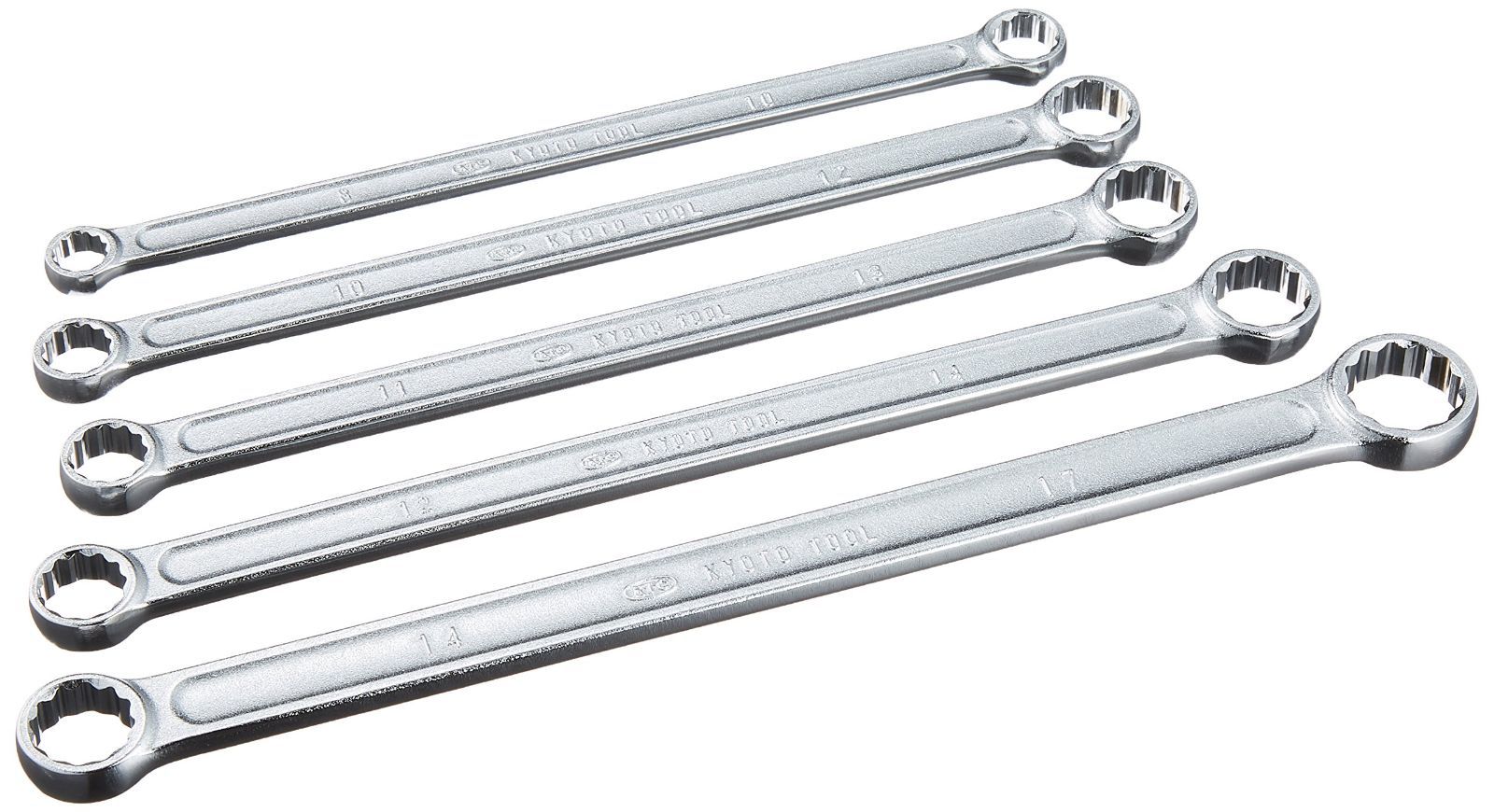 大 京都機械工具 KTC ストレートロングめがねレンチ セット 5本組 M1505