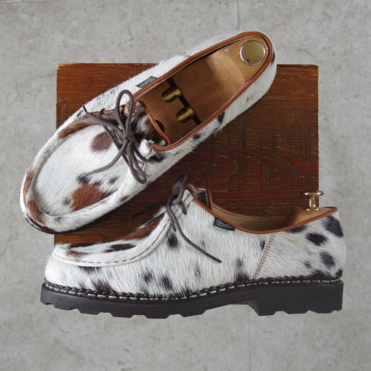 【極美品】Paraboot パラブーツ　MICHAEL /ミカエル　ハラコ　41 美品】Paraboot パラブーツ MICHAEL /ミカエル ハラコ 41 - メルカリ