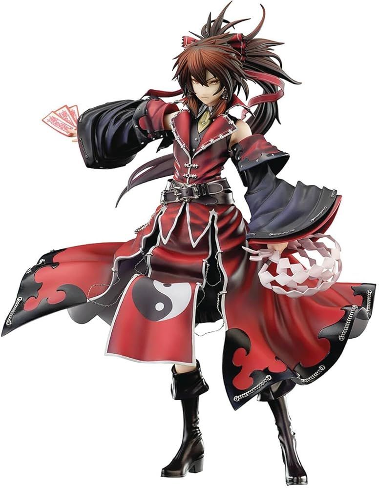 新品未開封　博麗霊夢 紅魔城伝説版 フィギュア キューズQ 中古】(本体A/箱B)東方Project 博麗霊夢 紅魔城伝説版 1/8 完成