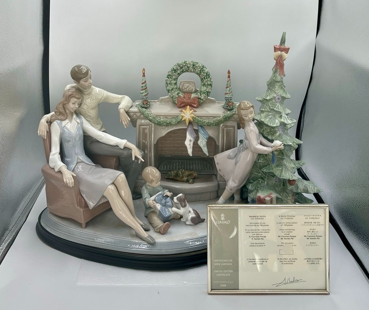 美品 激レア 限定品 LLADROリヤドロ 限定750 Retired A family