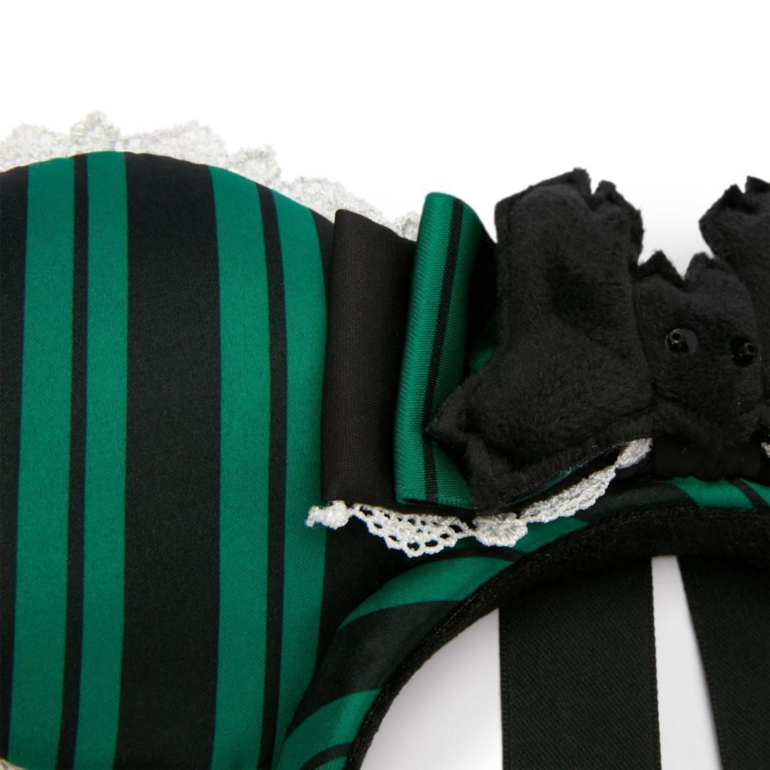 【海外ディズニー限定】 ホーンテッドマンション　カチューシャ　グリーンブラック 海外ディズニー限定】 ホーンテッドマンション カチューシャ