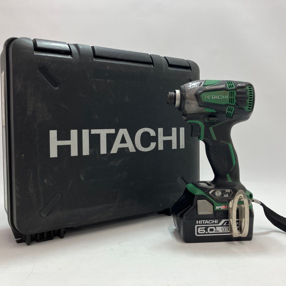 HiKOKI ハイコーキ インパクトドライバ WH18DDL2 充電器 充電池2個 ケース付