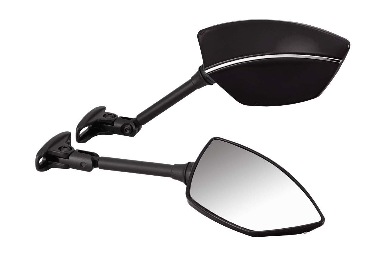 46 works x Nappleon バイク用バックミラーセット保安基準適合品