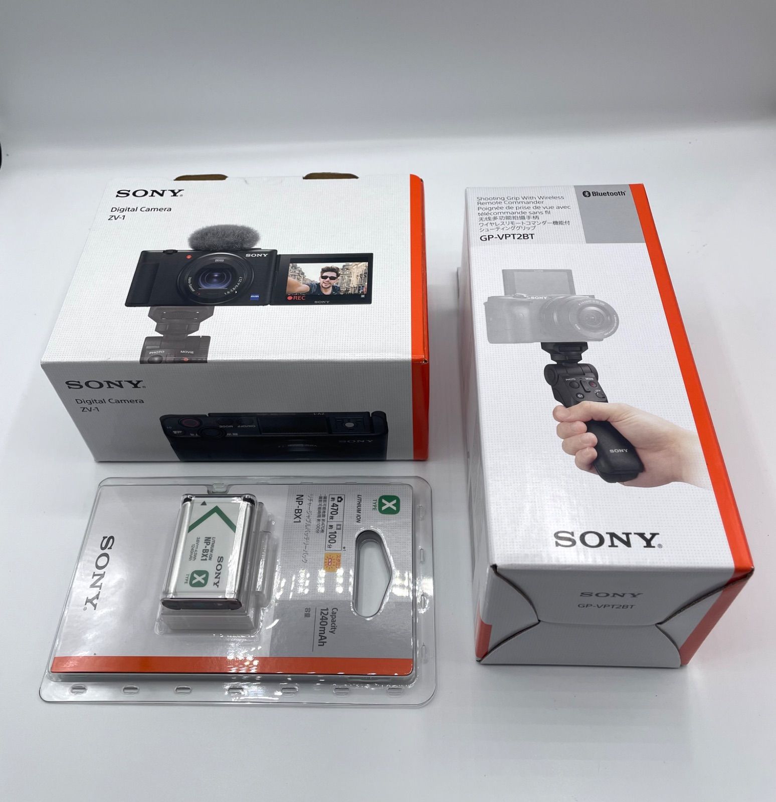 ほぼ新品】SONY VLOGCAM ZV-1GシューティンググリップキットZV-1G B - メルカリ