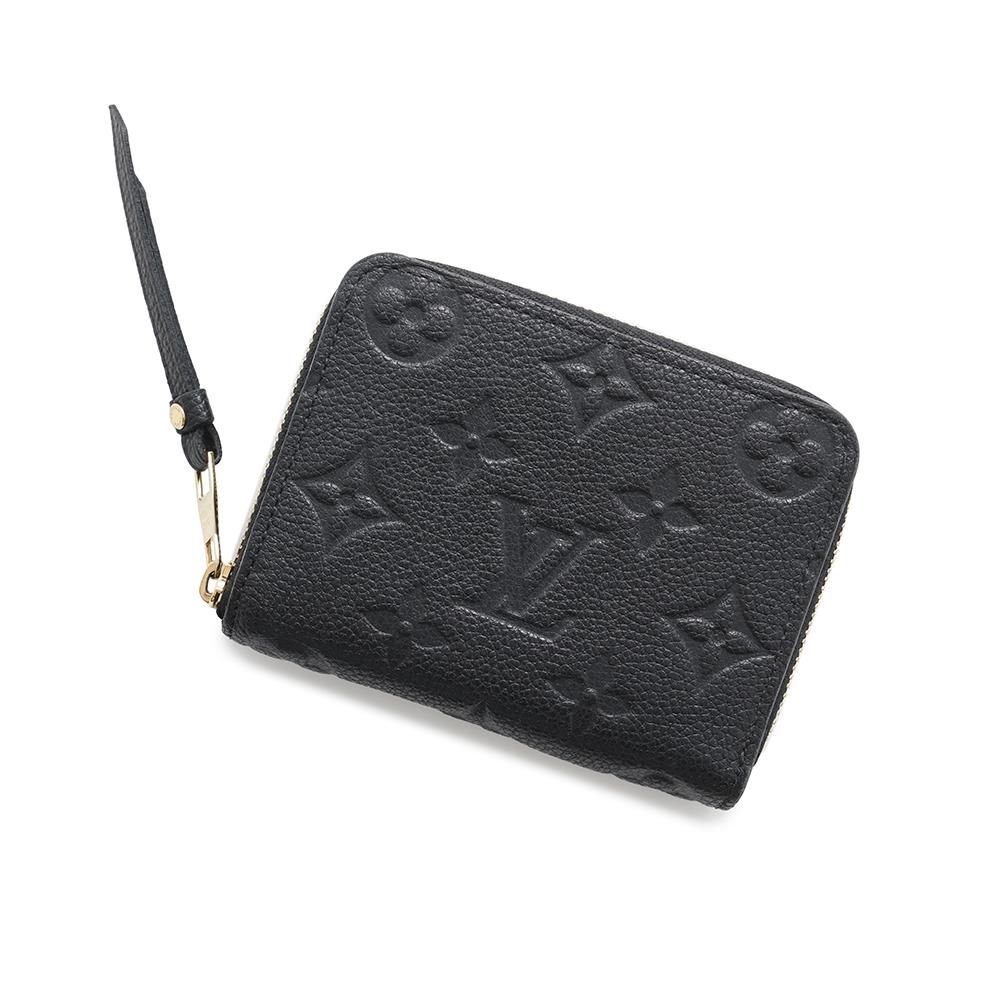 ルイヴィトン コインケース モノグラム アンプラント ジッピー コインパース M60574 LOUIS VUITTON 小銭入れ 黒 ブラック