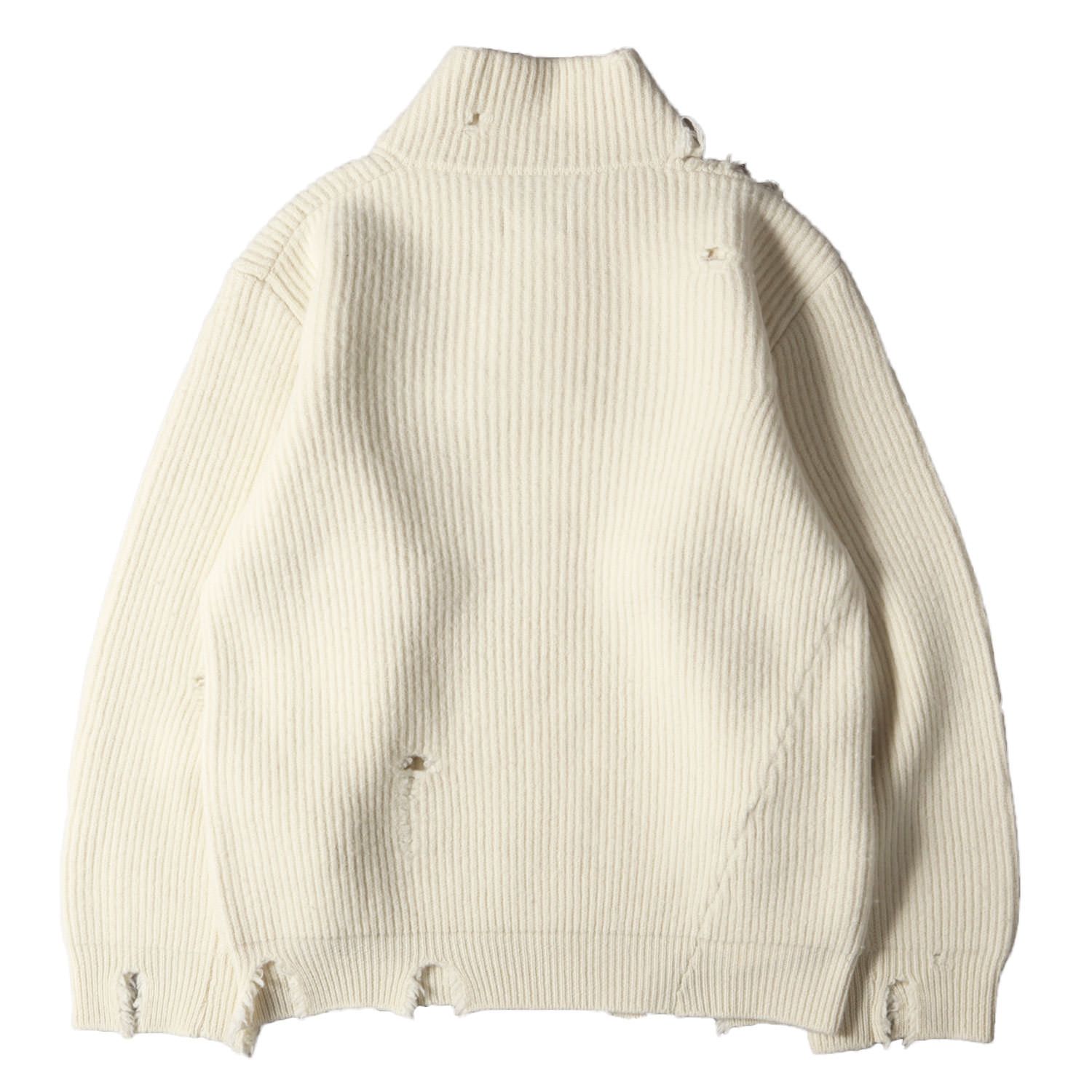 新品 HED MAYNER ヘドメイナー ニット サイズ:XS 22AW デストロイ加工