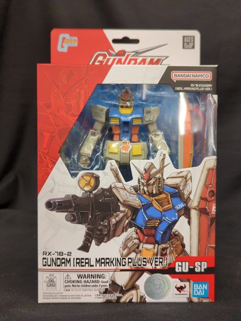 バンダイナムコ GUNDAM UNIVERSE 機動戦士ガンダム RX-78-2 GUNDAM REAL MARKING PLUS ver. GU-