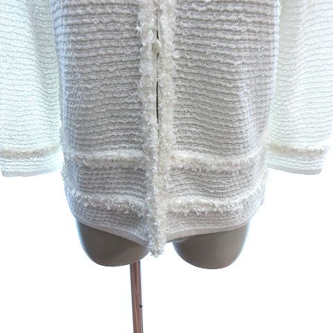トゥービーシック　to be chic ツイード  異素材　ニット　長袖 トゥービーシック TO BE CHIC カーディガン ツイードニット 七分