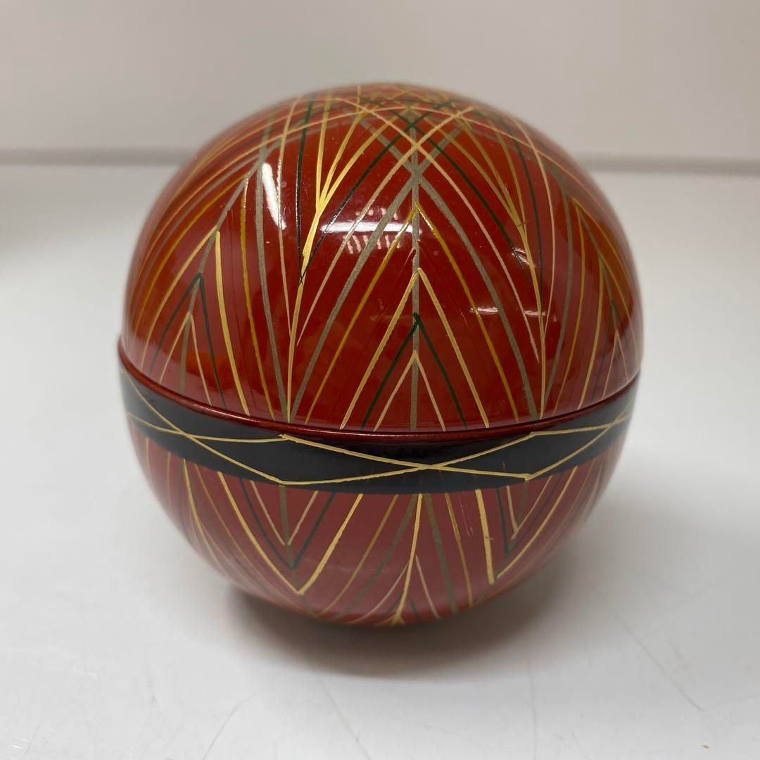 中村湖彩 手毬棗 幅6.6㎝ 東さ5-0722⑪