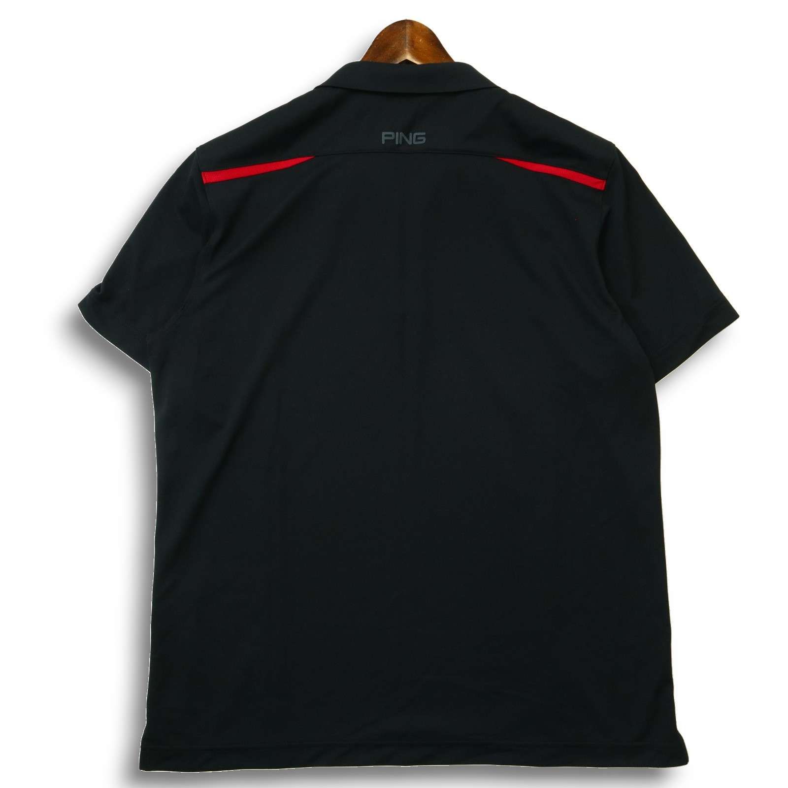 PING ポロシャツ　黒Lサイズ PING ブラック ポロシャツ サイズS 黒 PING ゴルフシャツ レディース
