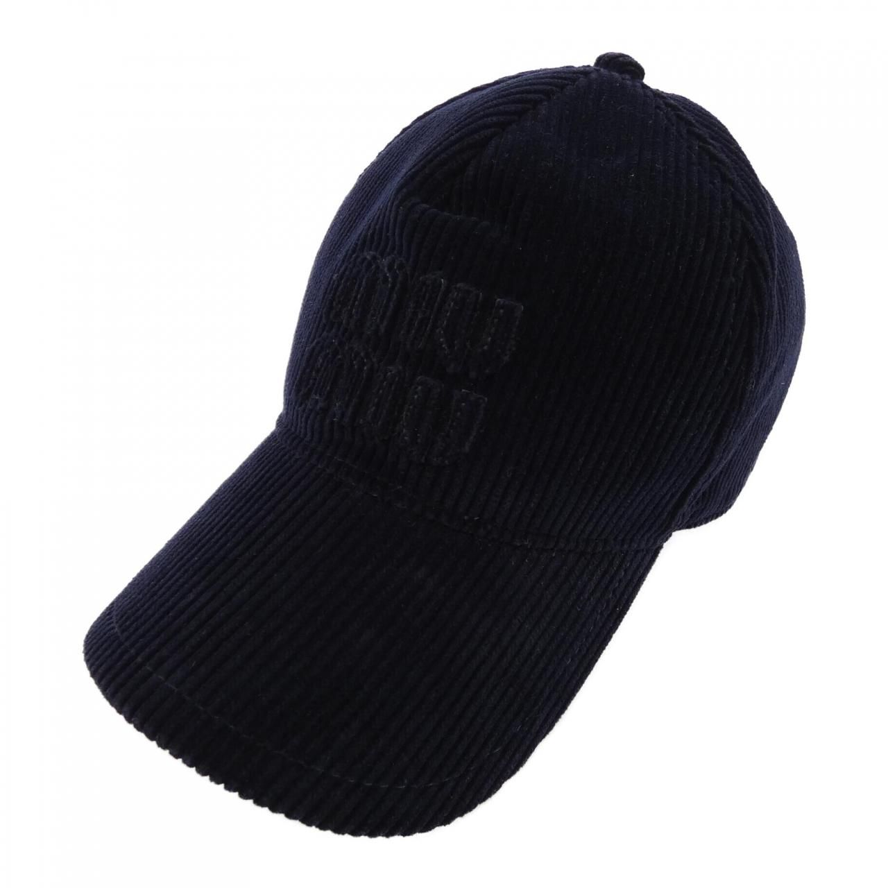 ミュウミュウ MIU MIU キャップ MIU MIUミュウミュウ デニムキャップ