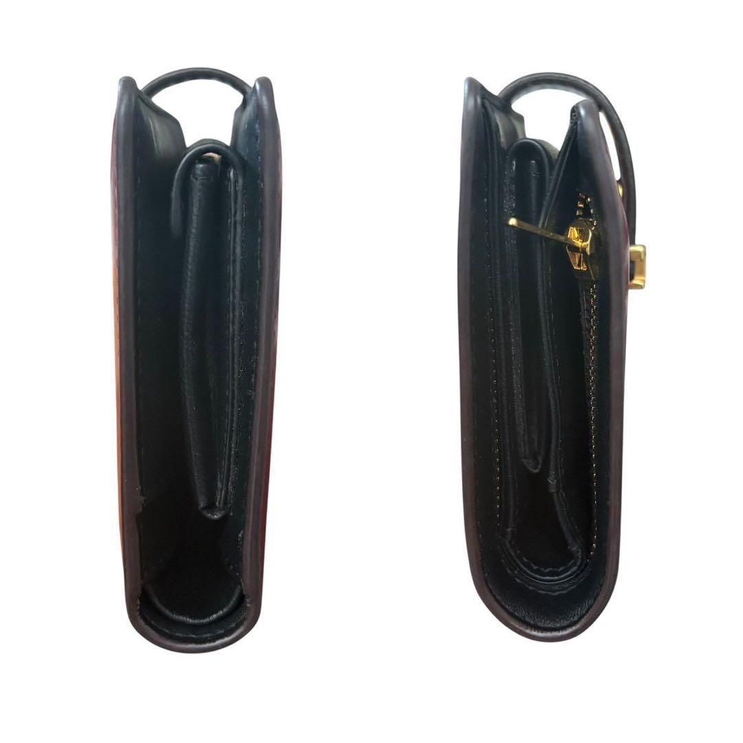 ✨️美品✨️TOD’S トッズ レザーコンパクトウォレット 財布 2つ折り 極美品 TOD'S トッズ Tタイムレス 財布 二つ折り ストラップ