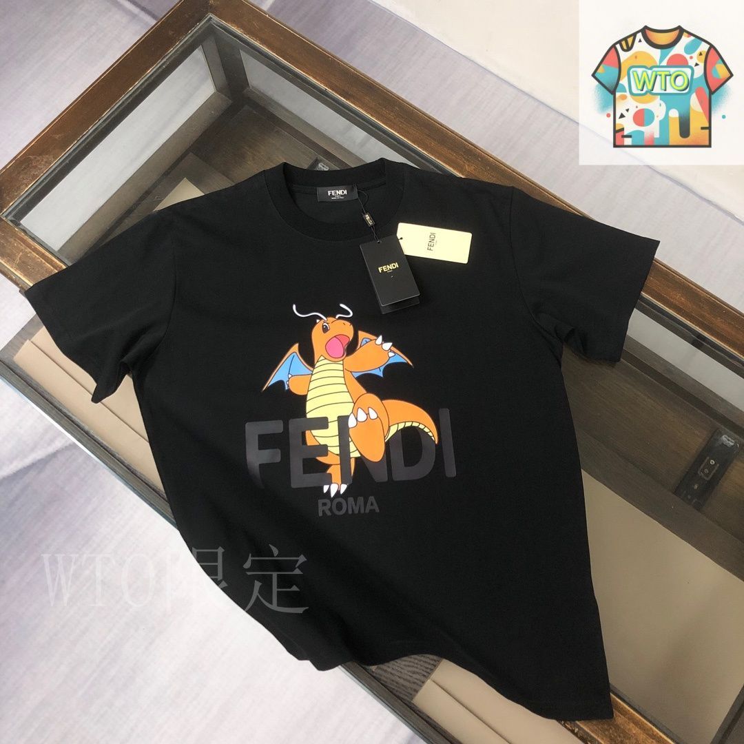 今日特価】Loewe / ロエベ 25ss タコプリントアナグラム刺繍 T シャツ