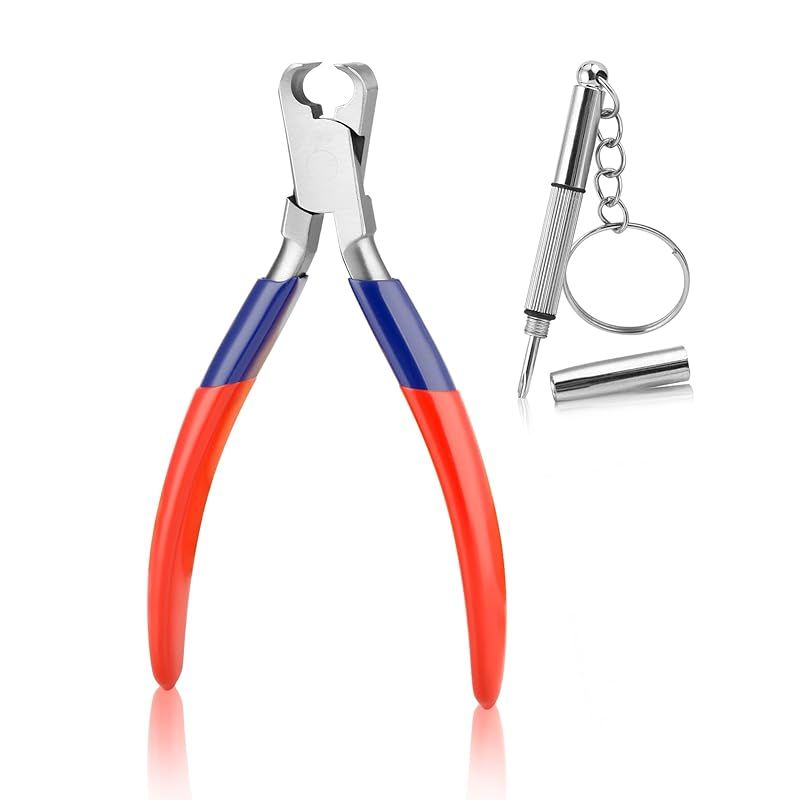 GOLD DEER エンドニッパー メガネ 喰切ニッパー 眼鏡プライヤー 眼鏡メンテナンス メガネ調整 喰い切り 食い切り エンドニッパ 喰い切りニッパー メガネプライヤー メガネペンチ 工具 0