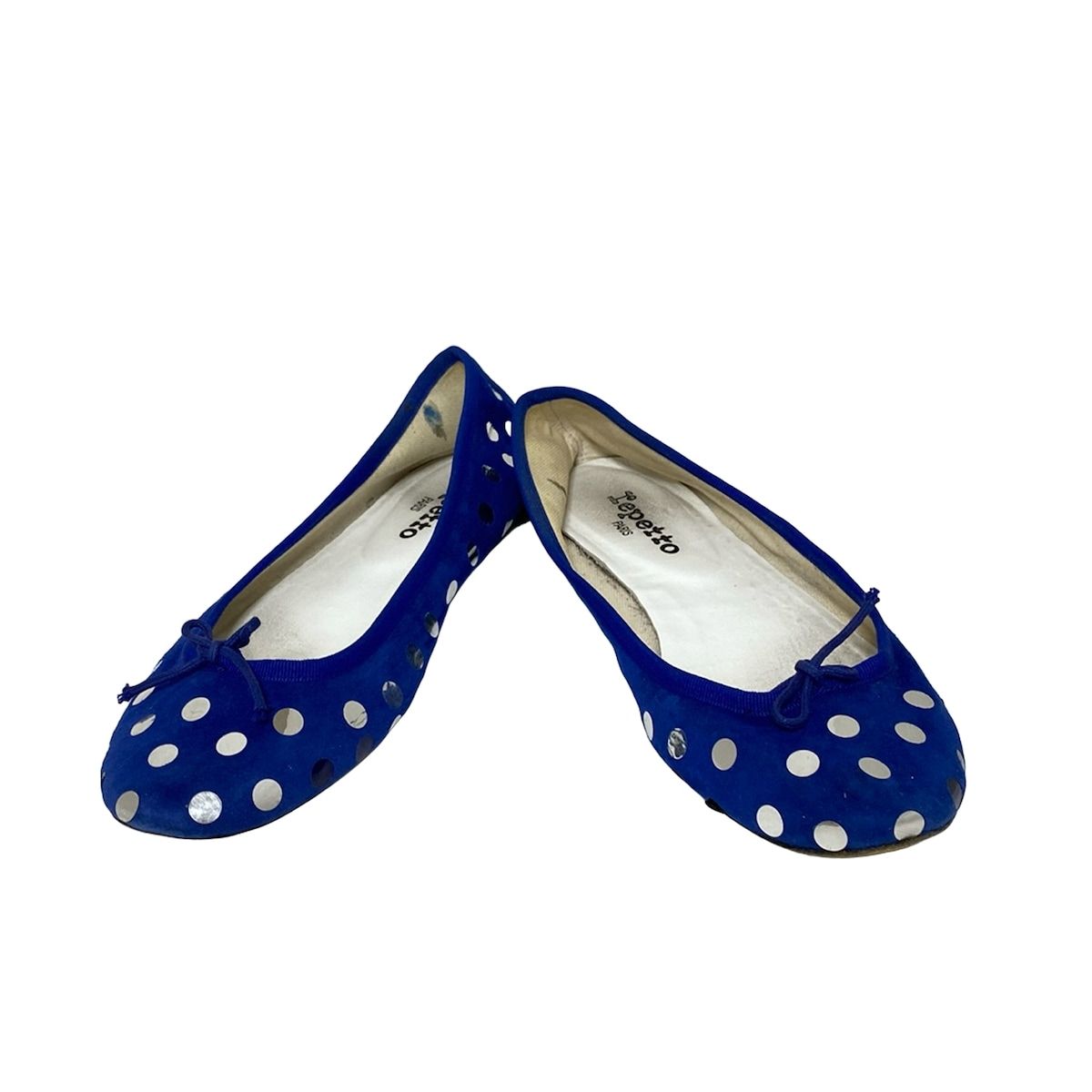 美品☆ レペット　フラットシューズ39 repetto(レペット) フラットシューズ 39 レディース - ブルー