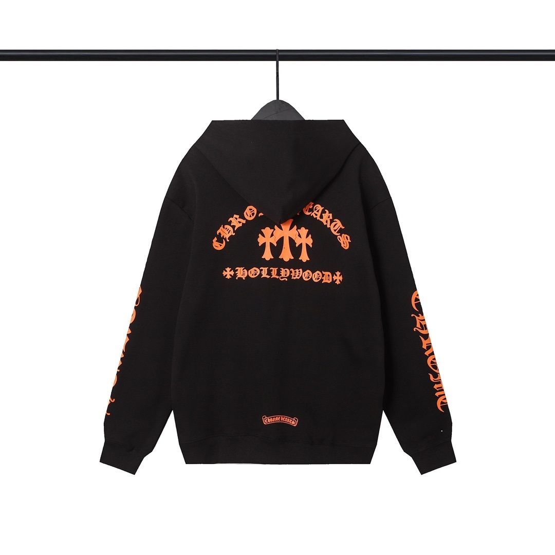 Chrome Hearts Orange Logo Pullover Hoodie Is Made Of 420g Double Yarn Pure  Cotton Fabric #8967 - メルカリ