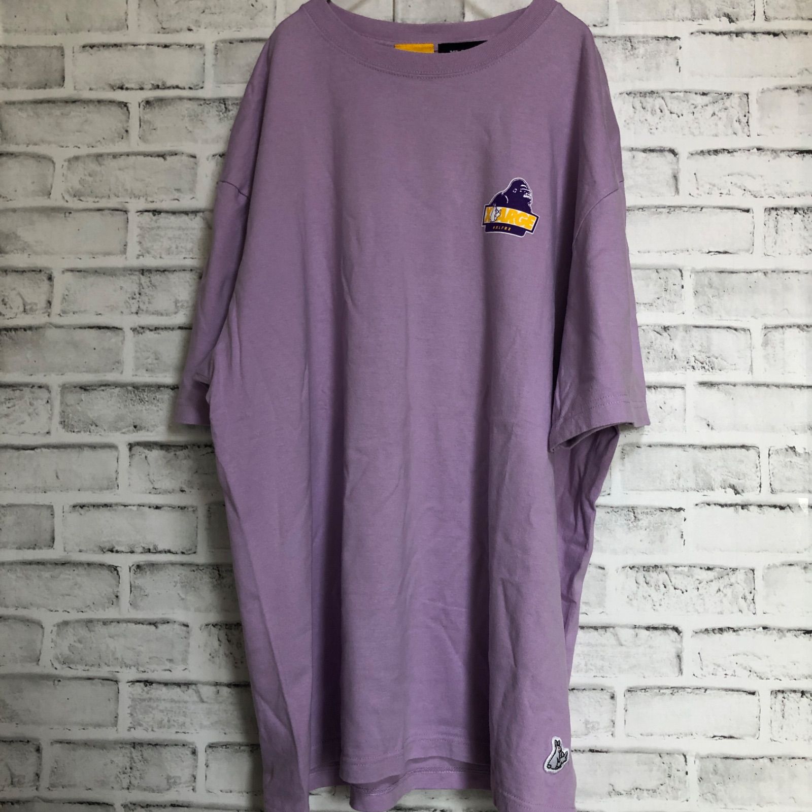 希少XL⭐️FR2×XLARGE コラボTシャツ パープル ビッグロゴ - メルカリ