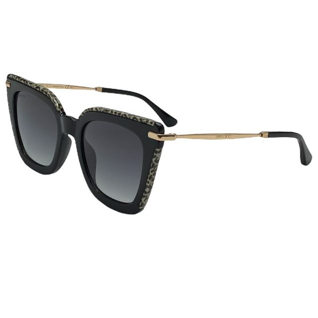 ジミーチュウ CIARA|G|S FP390 145 52□22 サングラス アイウェア キャットアイ レオパード ゴールド ブラック ロゴ JIMMY CHOO