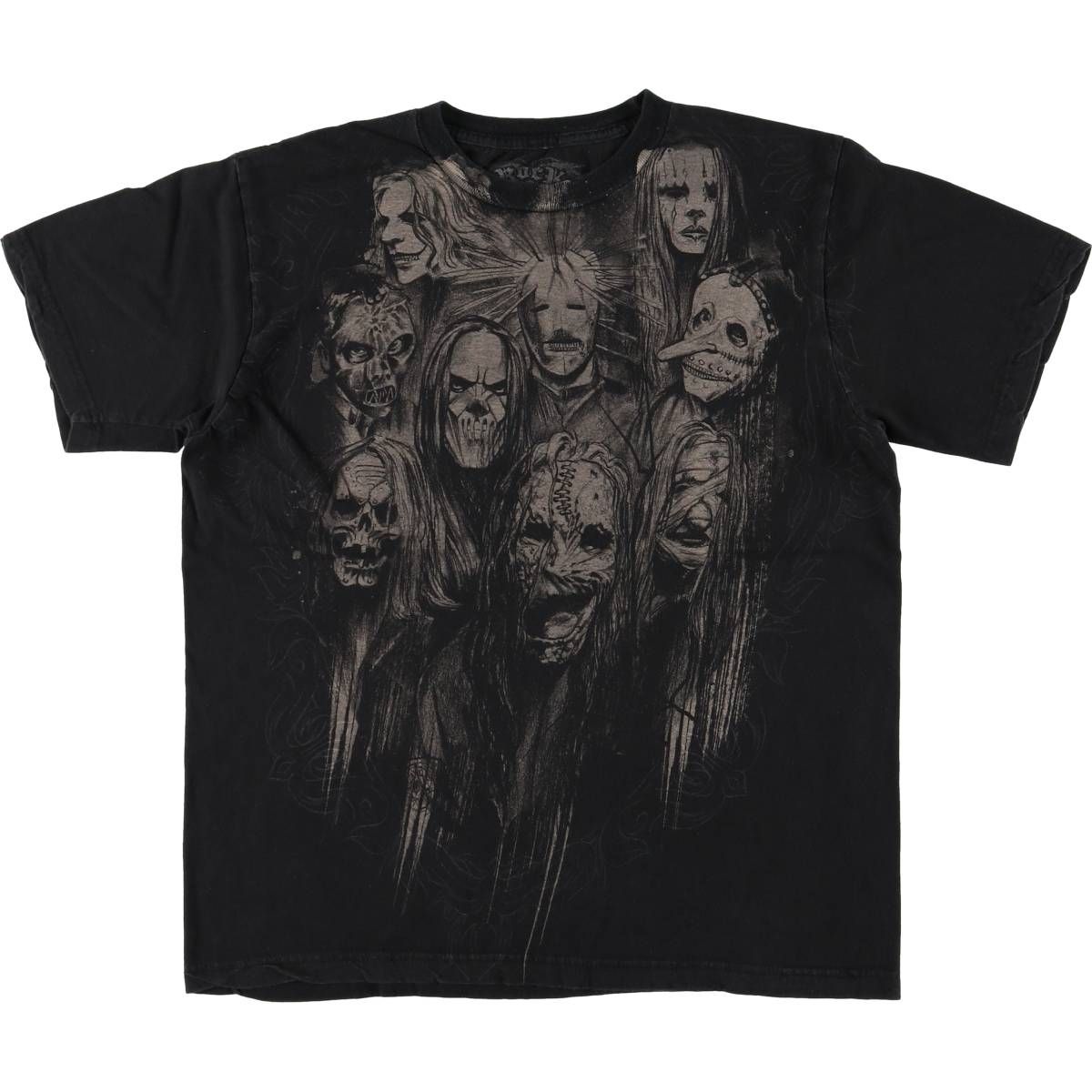 古着 SLIPKNOT スリップノット バンドTシャツ バンT メンズM相当 大判