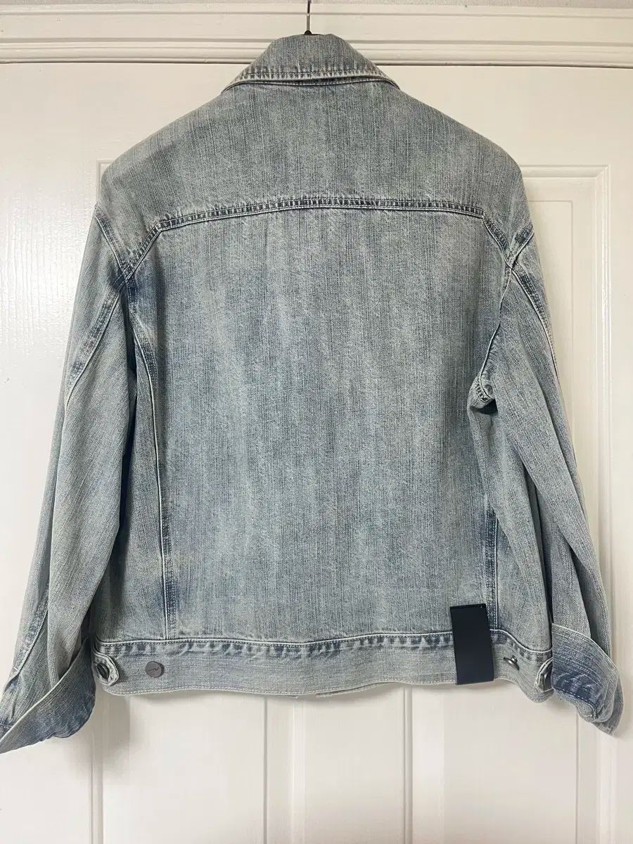 NOIRER オーバーサイズ クロップド デニム ジャケット ブルー 48 KANDAIZUMI_COM