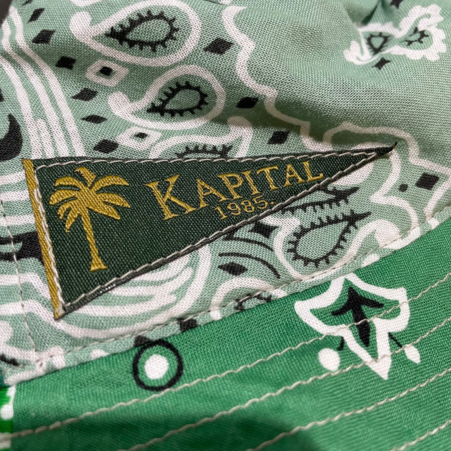 KAPITAL BANDANA PATCHWORK BUCKET HAT ペイズリー パッチワーク