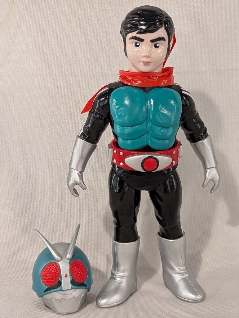 メディコムトイ× 東映レトロソフビ☆仮面ライダー新2号ダブルライダー