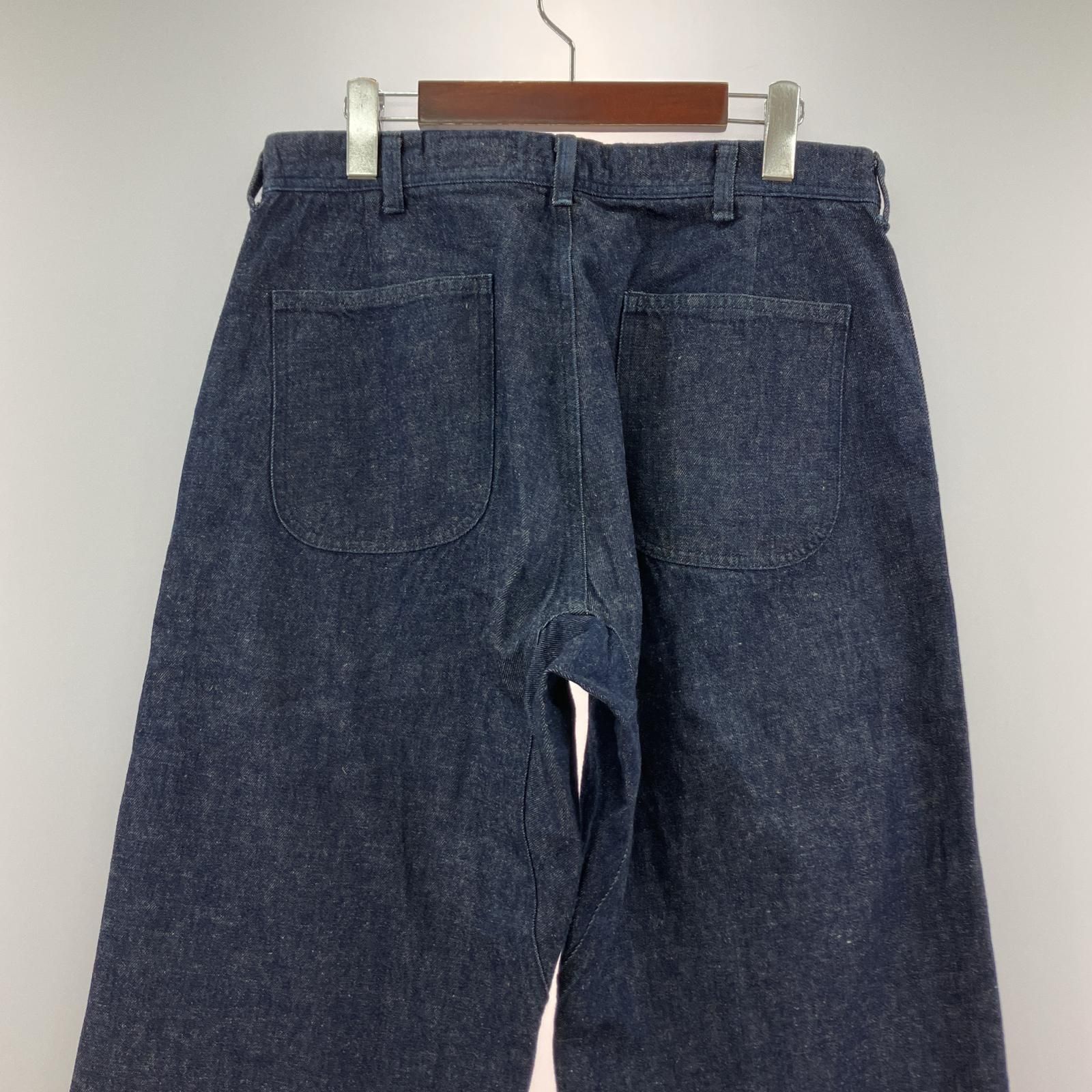 YAECA LIKE WEAR US NAVY デニムパンツ M インディゴ - メルカリ