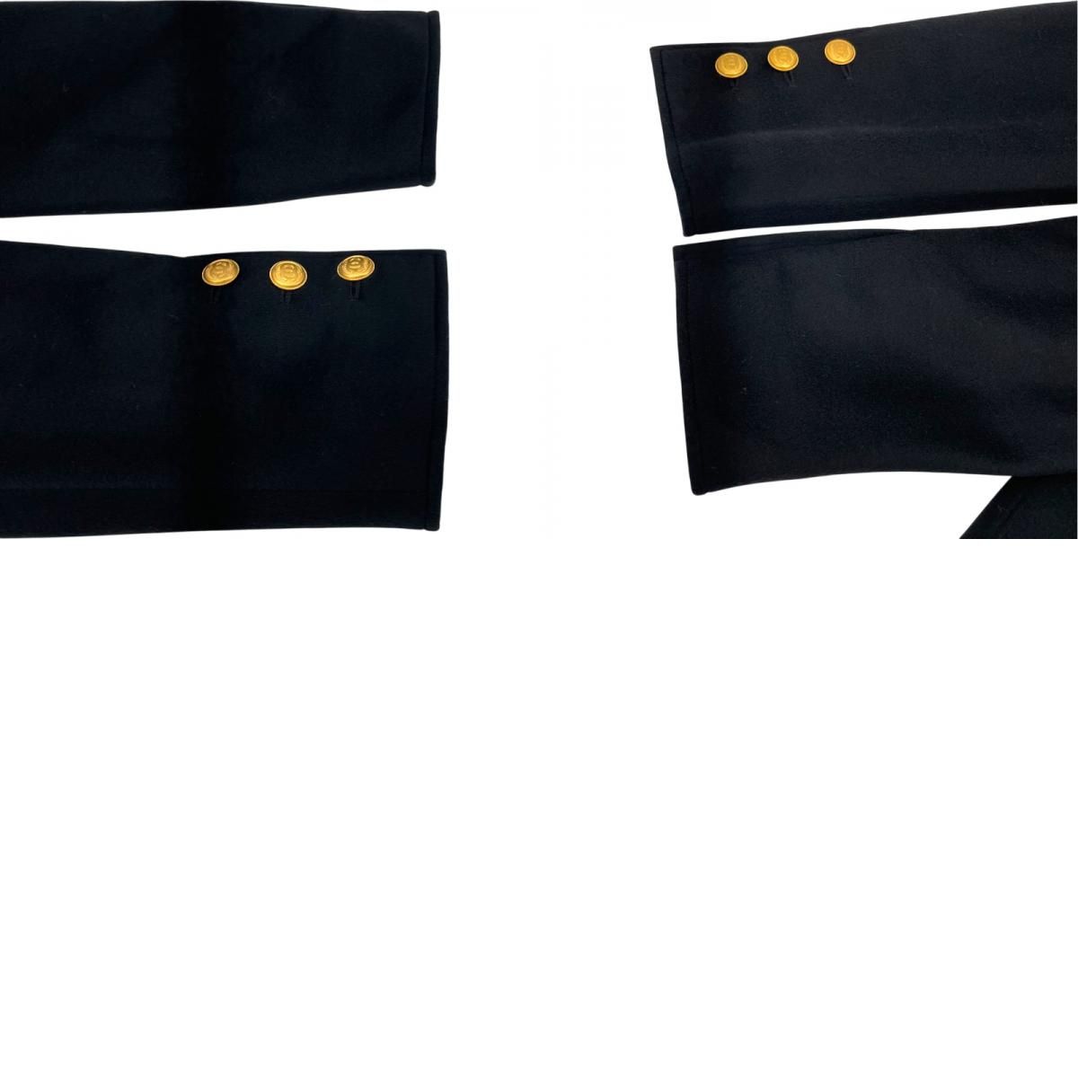 シャネル CHANEL ココマークボタンPコート P 08267 ブラック カシミヤ レディース ピーコート その他 その他 レディース